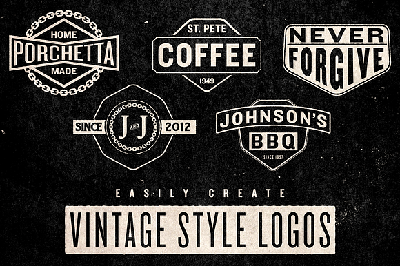 Vintage Logo Pack preview 5