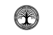 Tree of Life Circle Frame Bundle, an Illustration by Gaye Art (Thumbnail 7 of 51)