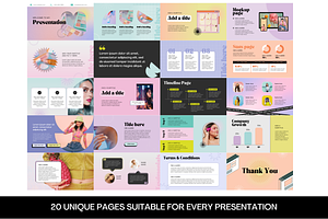 Retro Pixel Presentation Canva