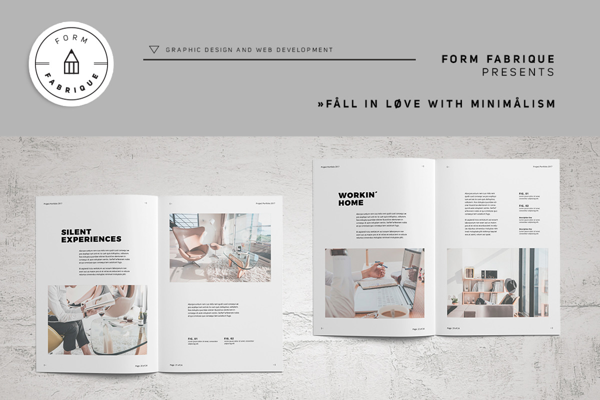 Minimalism Portfolio, a Brochure Template by Form Fabrique (Photo 12 of 16)