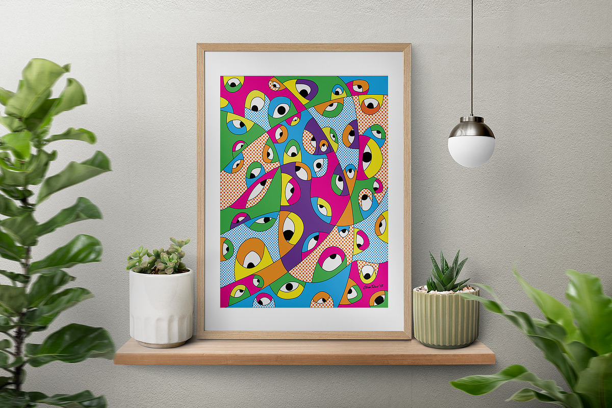 Printable Art All eyes on me, a Decorative Illustration by DutchDigitalDesign (Photo 1 of 3)
