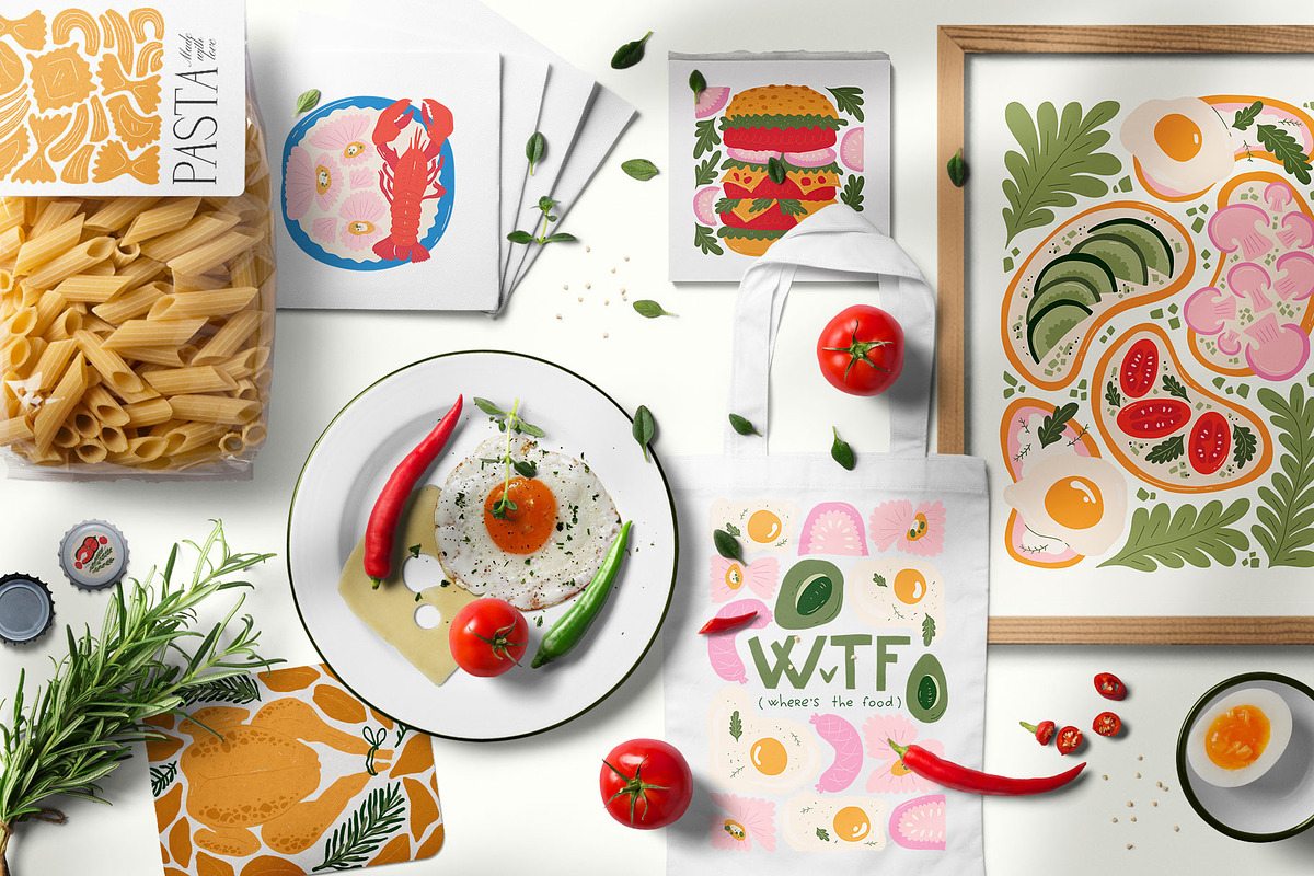 Modern Food | Wall Art Creator, an Object Graphic by Leleka.Store (Photo 2 of 15)