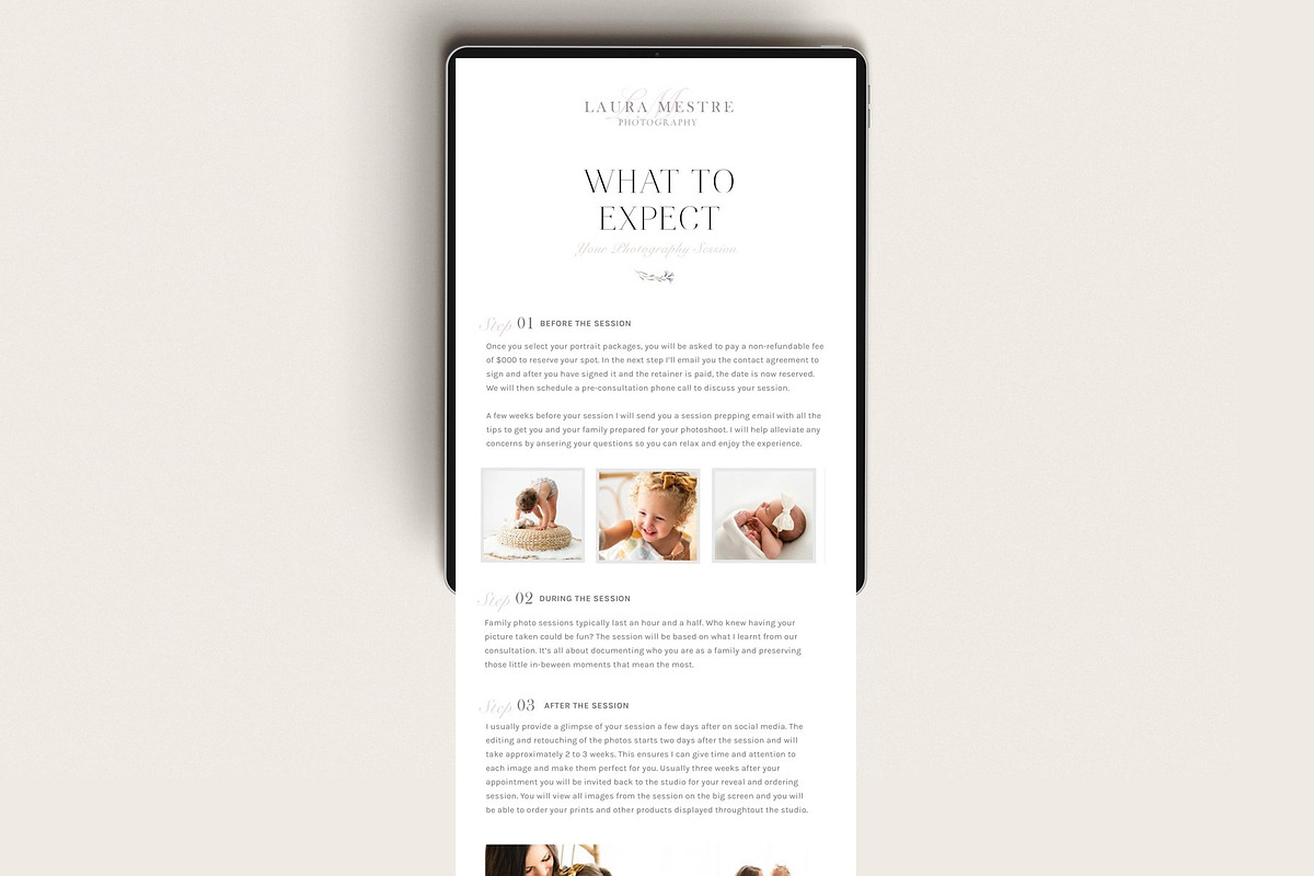 Photography Email Template Set, an Email Template by By Stephanie Design (Photo 3 of 7)