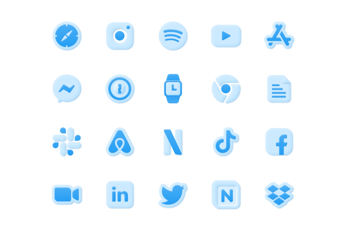 iOS 14 Premium Home Screen Icons, an Icon by Totora Studio (Photo 5 of 6)
