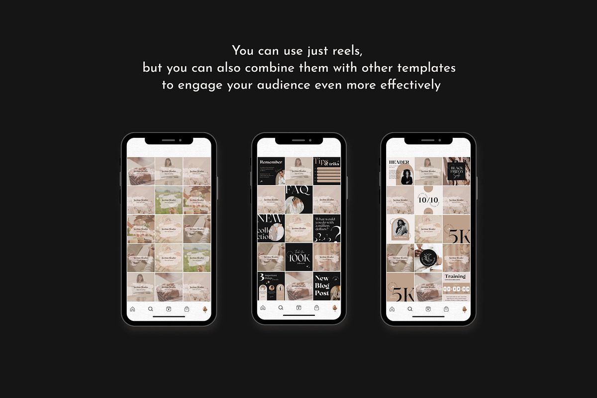 Aesthetic Instagram Reels Templates, a Social Media Template by Studio DigiCraft (Photo 7 of 9)