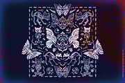 Halloween cats and moths, an Illustration by OlgaSoi007 (Thumbnail 2 of 6)