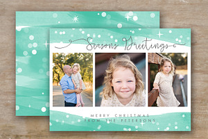 Holiday Card Template - Photoshop