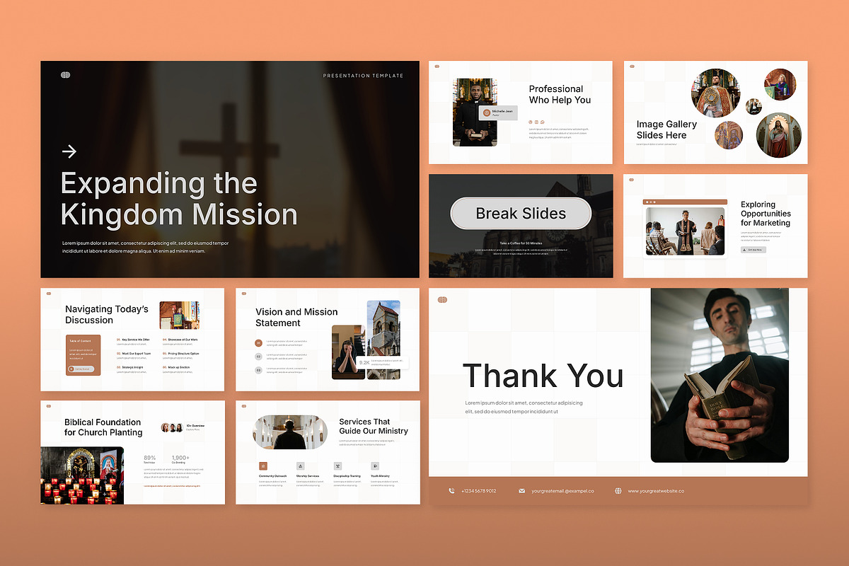 Church Planting PowerPoint, a Presentation Template by Antstheme (Photo 4 of 4)