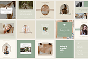 Sage Instagram Template Canva, a Social Media Template by Eden Origin Studio (Thumbnail 4 of 4)