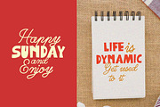 Cafe Corner Retro Display Font Duo, a Handwritten Font by Littlehand (Thumbnail 6 of 9)