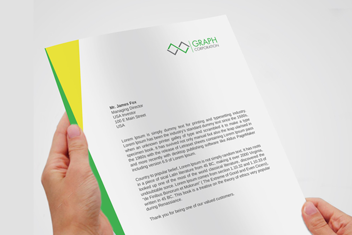 Letterhead, a Stationery Template by asimalikhan555 (Photo 2 of 6)