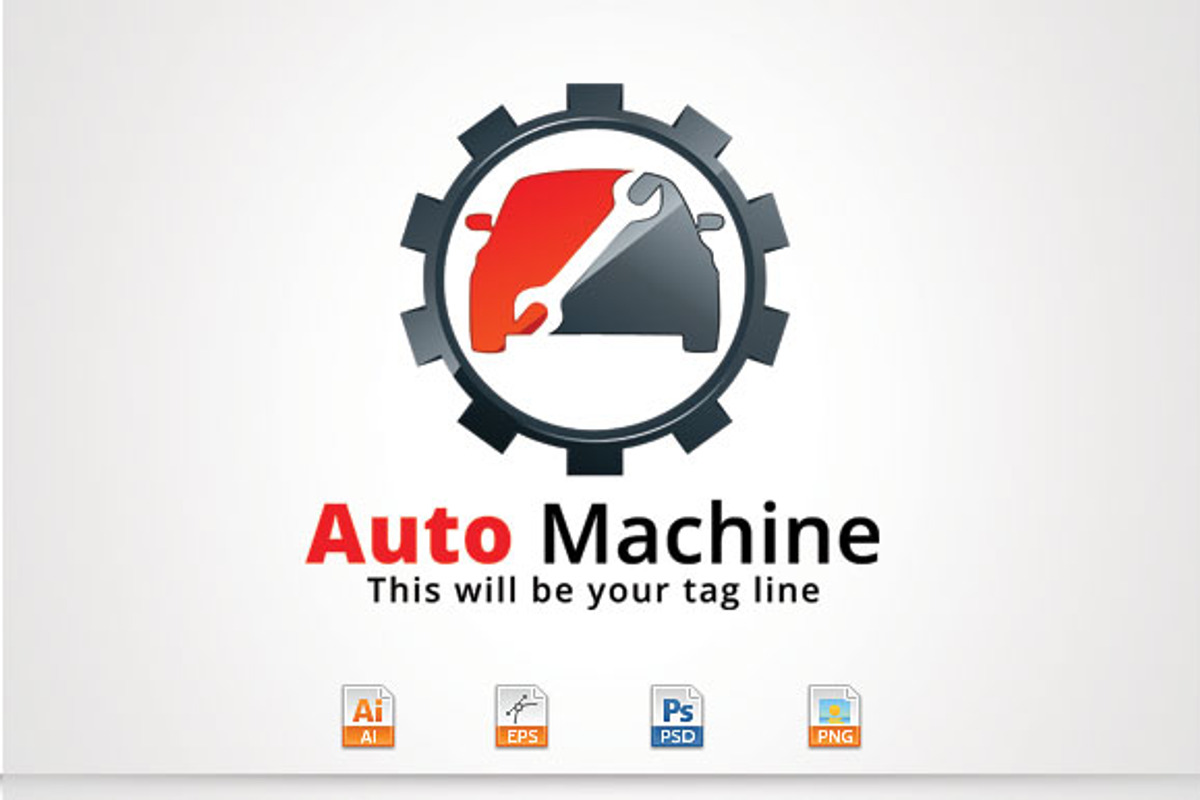 Auto Machine, a Branding & Logo Template by stock6design