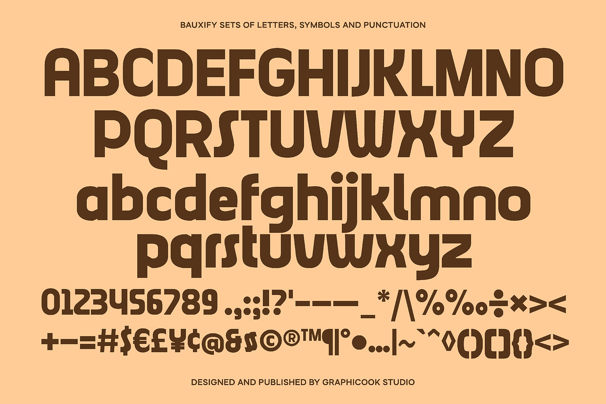 Bauxify, a Sans Serif Font by graphicook (Photo 2 of 10)