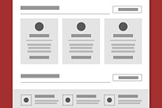Wireframe Structure Examples, a Wireframe Template by MightyDesign (Thumbnail 5 of 9)