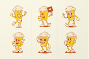 Beer Glass Cartoon Mascot Character, a Food Illustration by Vasya Kobelev (Thumbnail 2 of 8)
