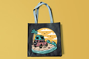 Camping on the beach illustration, a Transportation Illustration by gunaonedesign (Thumbnail 5 of 5)
