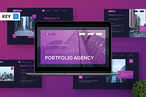 Portfolio Agency - Business Keynote, a Presentation Template by Deepslide Studio