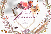 Autumn Watercolor Illustration, a Decorative Illustration by beehouse studio (Thumbnail 1 of 10)