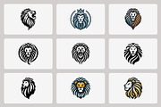 Modern Lion Mascot Logo Bundle, a Branding & Logo Template by Vectorium Studio (Thumbnail 11 of 21)