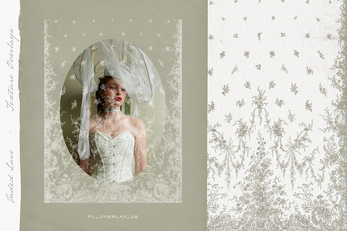 Faded Lace Texture Overlays, a Texture Graphic by alonahaidash (Photo 15 of 22)