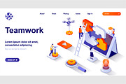 Isometric Landing Page Template, a Templates & Theme by alexdndz (Thumbnail 28 of 31)