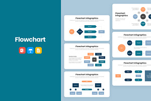 Flow Chart Infographics Template