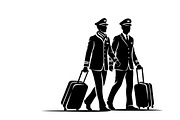 collection of pilot silhouettes, an Illustration by Amazin_art (Thumbnail 23 of 29)
