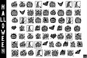 Halloween phrases with 64 SVG, an Object Graphic by SketchArtStudio (Thumbnail 1 of 3)