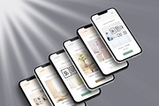 3D iPhone Presentation Mock-Up 13, an iPhone Mockup by Graphicsworld125 (Thumbnail 4 of 8)
