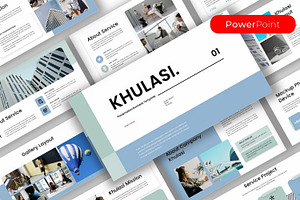 Khulasi Business PowerPoint Template, a Presentation Template by kreatifreya