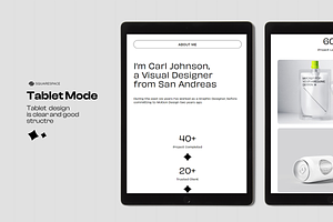 Designer Portfolio Squarespace 7.1