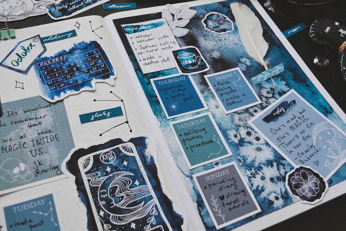 Alchemy. Magic bullet journal set, an Illustration by Scarlet Heath Art (Photo 5 of 13)