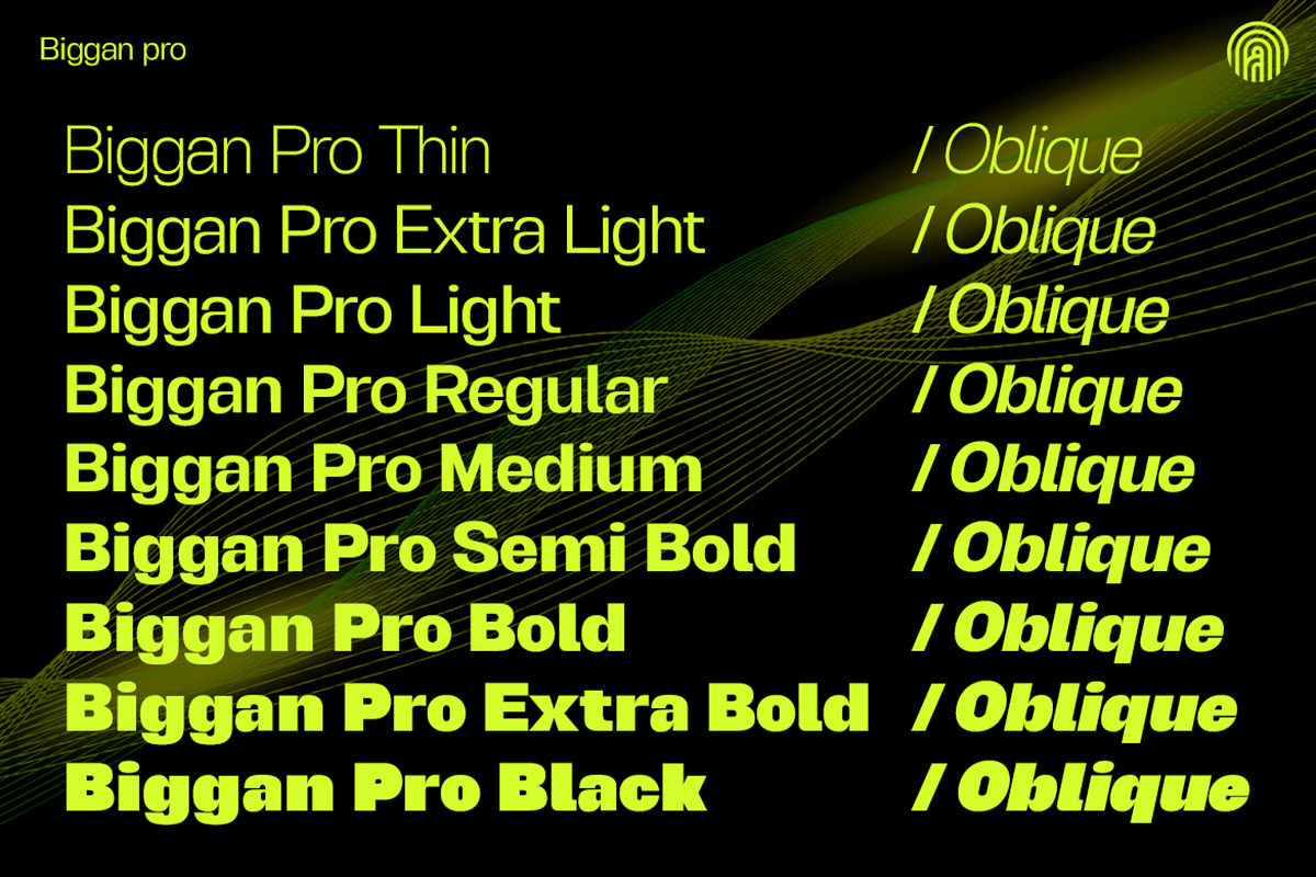 Biggan Pro, a Sans Serif Font by artism_design (Photo 2 of 9)