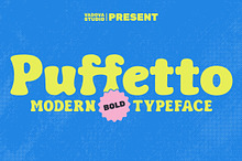 Pufetto Modern Bold Typeface Font