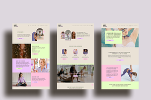 Claire -Squarespace Website Template