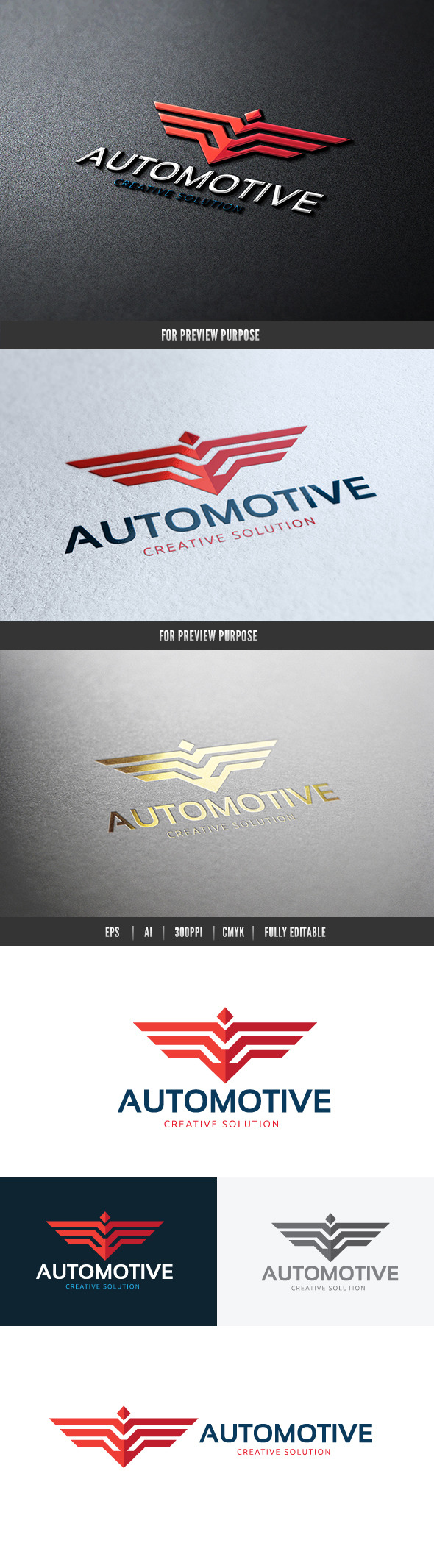 Automotive Creative Solution Logo, a Branding & Logo Template by ...