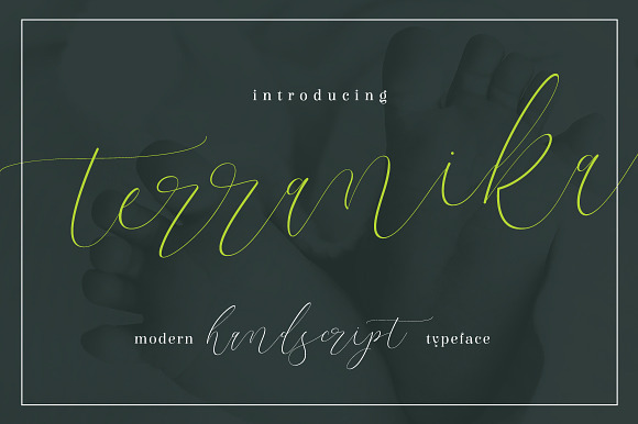 Terranika Typeface preview 8