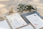 Minimalist Wedding Invitation, a Print Template by MalyskaStudio (Thumbnail 2 of 5)