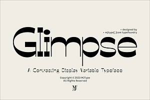 Glimpse Font Family