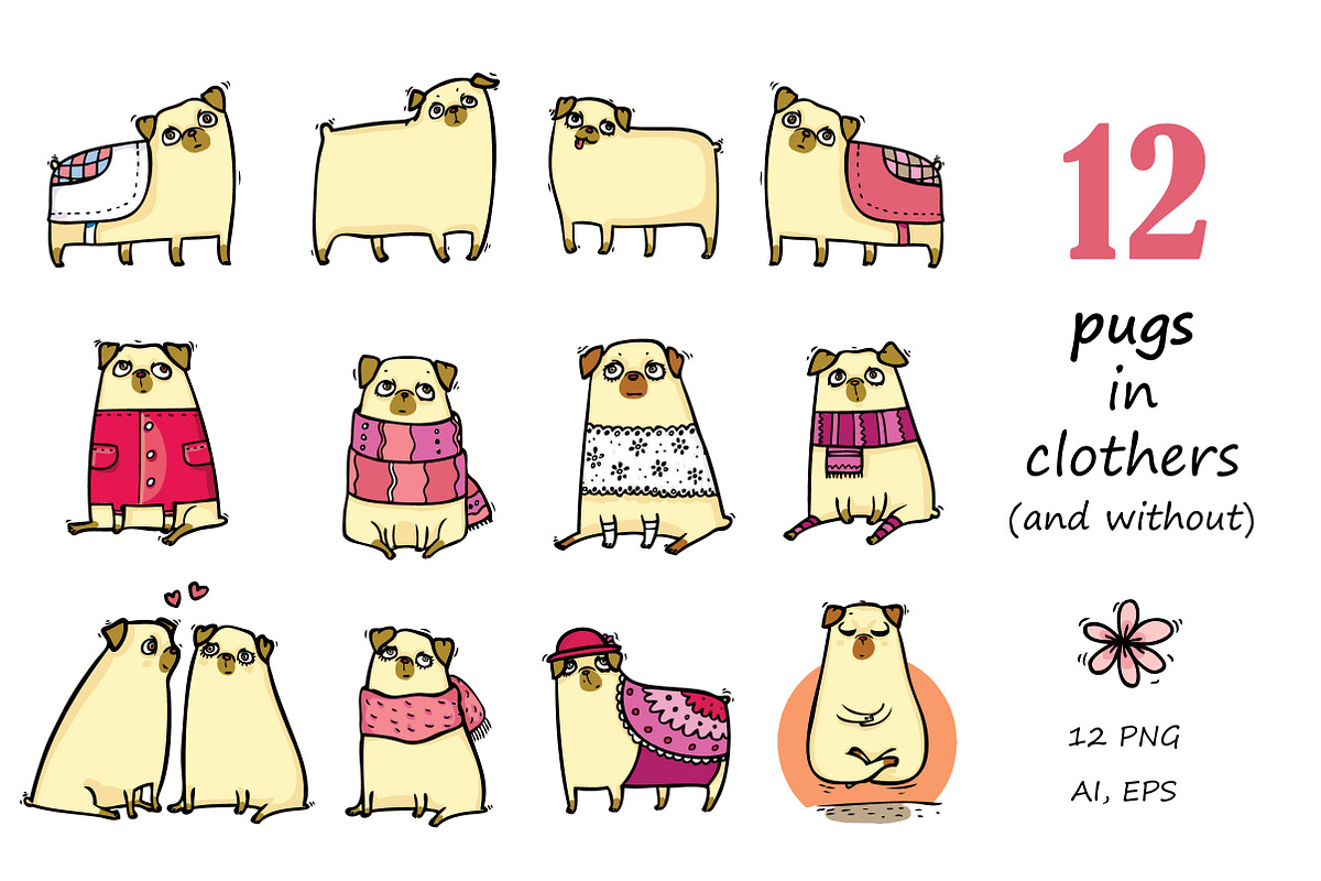Big DOG Bundle - 12 collections, an Illustration by Zooza Art (Photo 25 of 31)