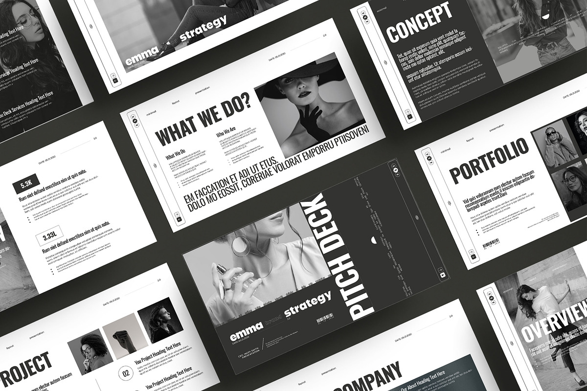 Brand Strategy Presentation Template, a Presentation Template by MightyDesign (Photo 1 of 8)