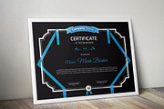Certificate Word | PSD | AI, a Stationery Template by Curve Design (Thumbnail 5 of 6)