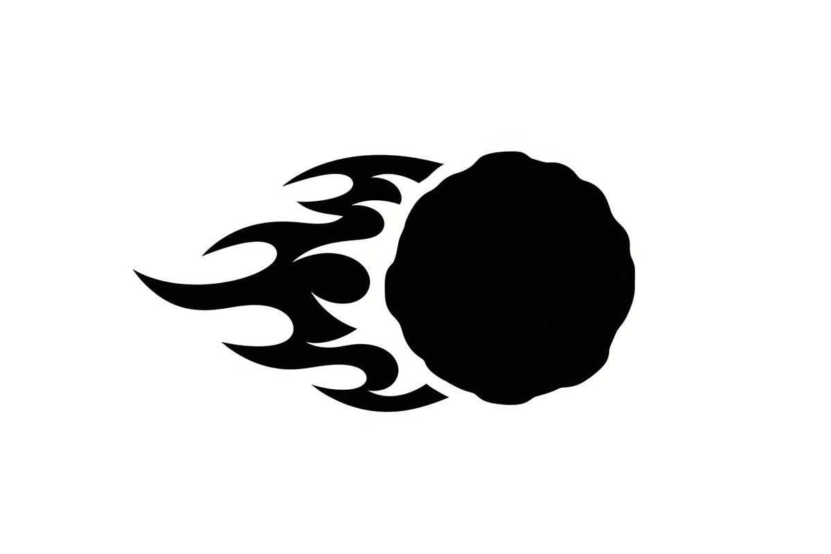 Fire Meteor Comet Silhouette Bundle, an Illustration by Designs_River (Photo 15 of 51)