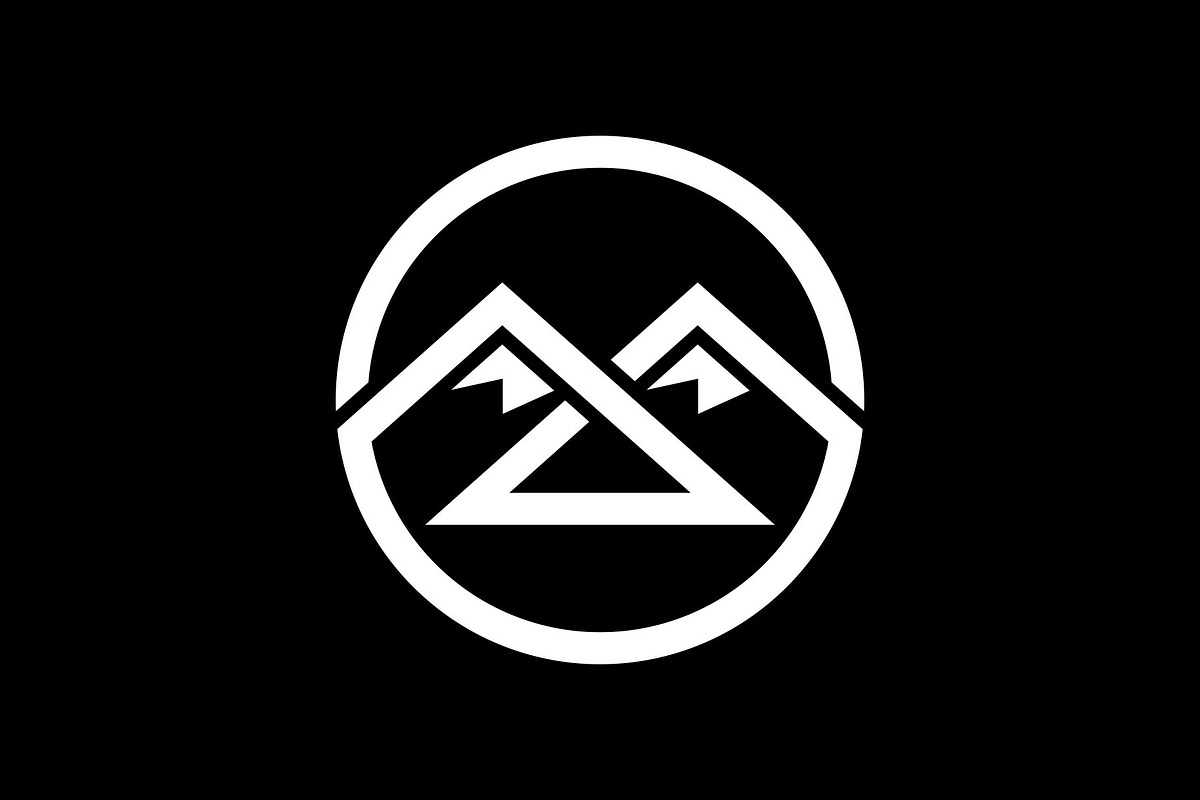 Letter M Mountain Line Art Logo, a Branding & Logo Template by Buqancreative (Photo 1 of 2)