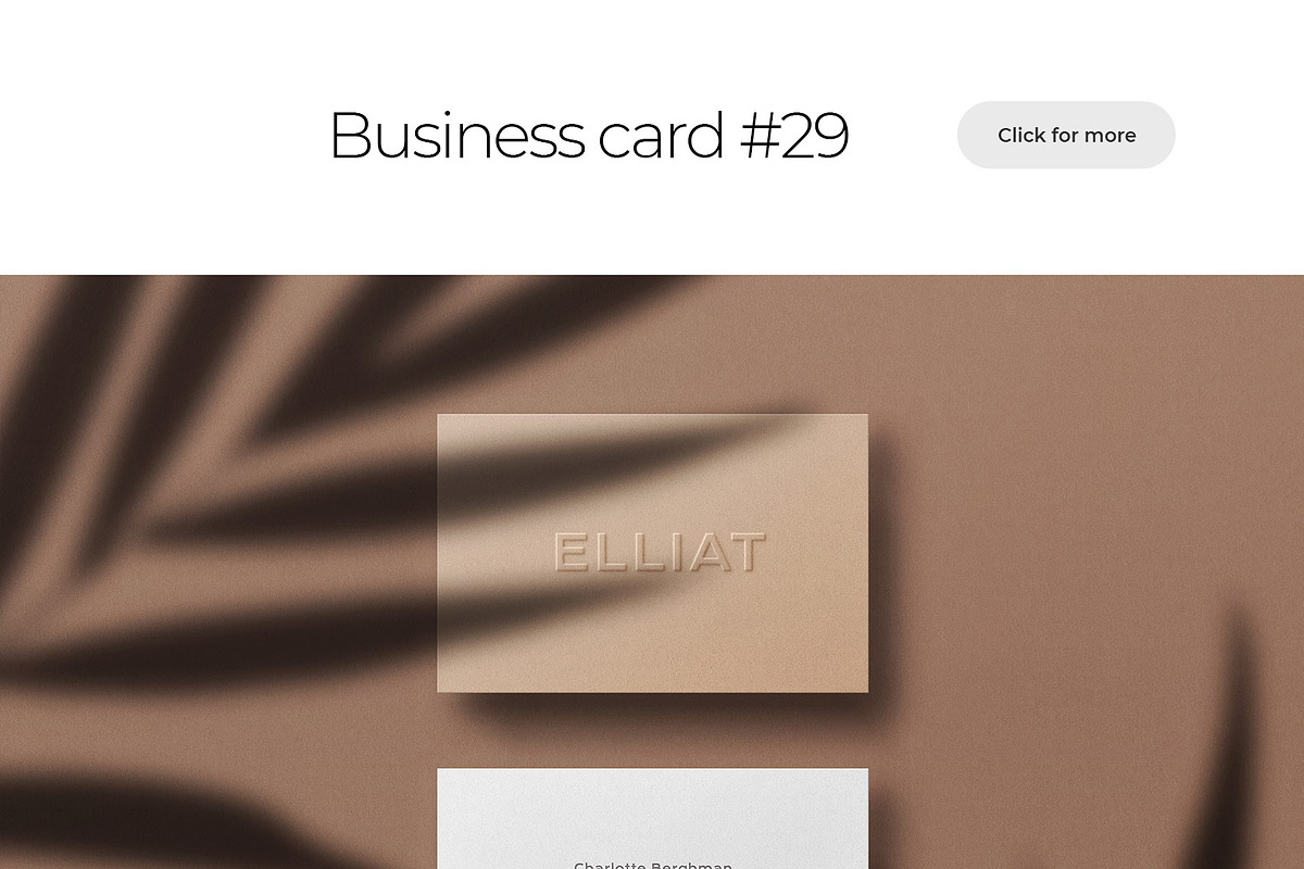 Business Card Mockup Template Bundle, a Business Card Template by PrintPixel (Photo 76 of 104)
