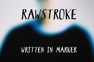 Rawstroke — Handcrafted Font