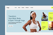 Yoga Landing Page, a WordPress Template by PetersTouch Creative (Thumbnail 2 of 3)