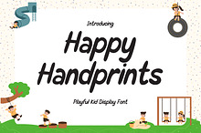 Happy Handprints - Kids Display Font