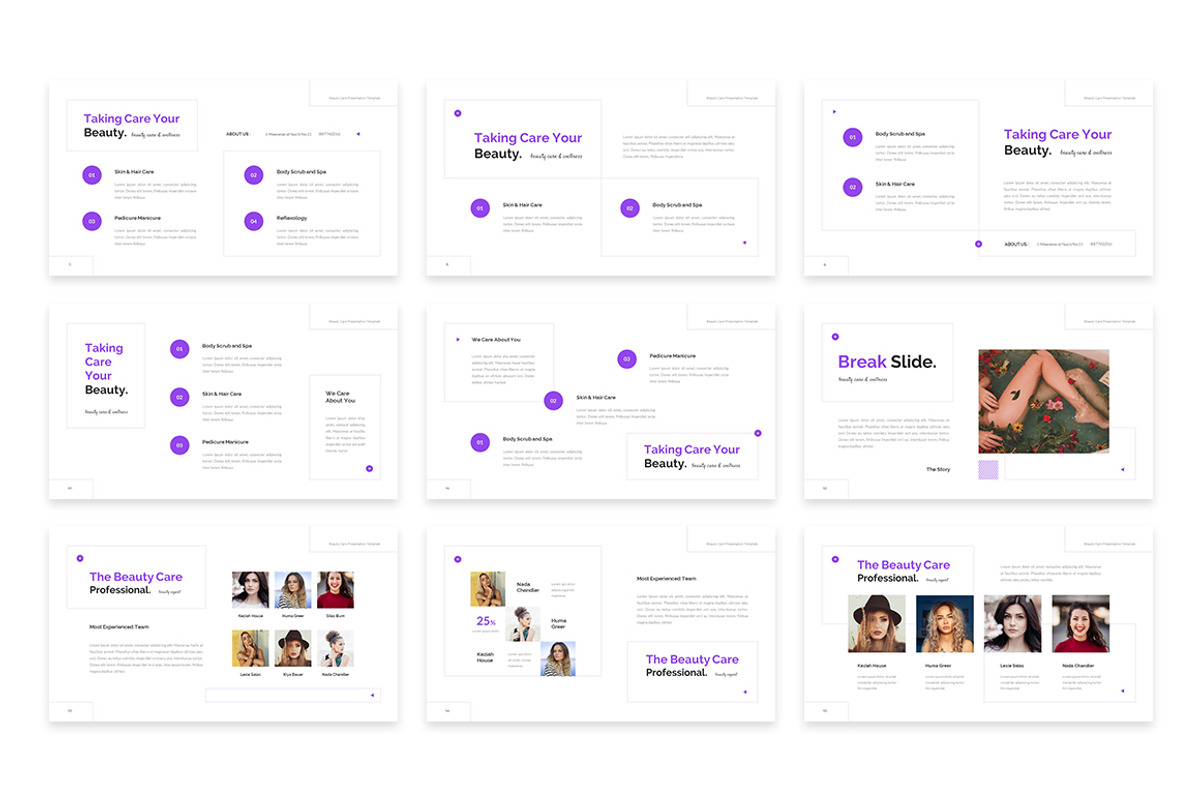 Beaute - Beauty Care Powerpoint, a Presentation Template by Design Persona (Photo 3 of 5)