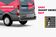 Ford Transit Truck Mockup 2 Views., an Advertising Mockup by SPEED APEX (Thumbnail 3 of 5)